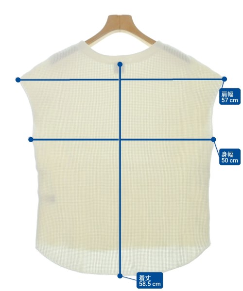 6(ROKU)（ロク）Tシャツ・カットソー 白 サイズ:F レディース/2200624314080