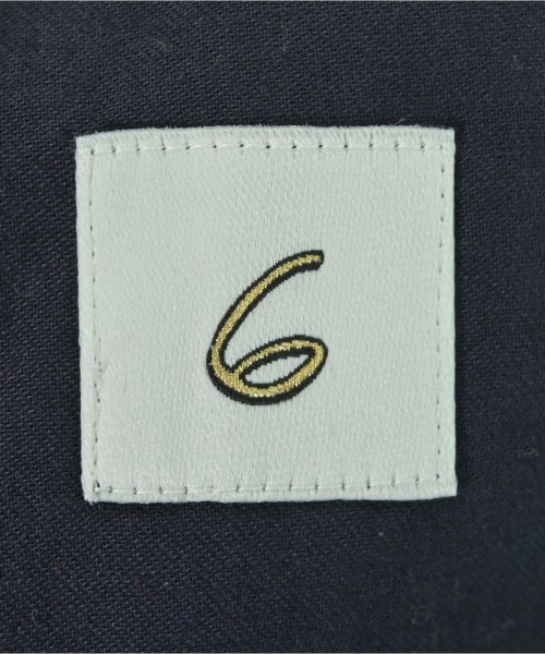 6(ROKU)（ロク）スラックス 紺 サイズ:34(XS位) レディース/2200624058038