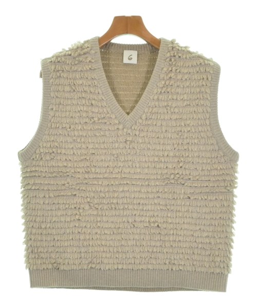 6(ROKU)(ロク)ベスト グレー サイズ:F/2200639913018