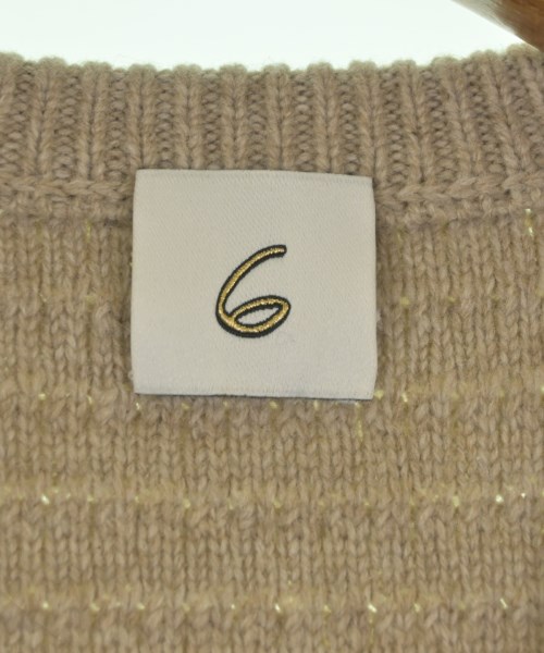 6(ROKU)（ロク）ベスト グレー サイズ:F レディース/2200639913018