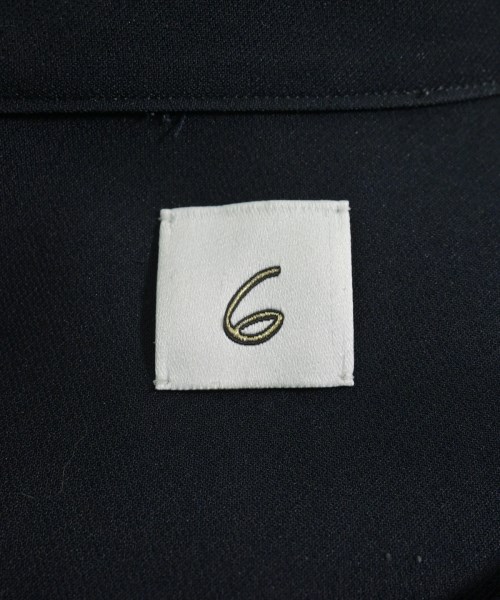 6(ROKU)（ロク）カジュアルシャツ 紺 サイズ:F レディース/2200640096045