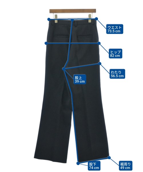 6(ROKU)（ロク）スラックス 紺 サイズ:38(M位) レディース/2200640096052