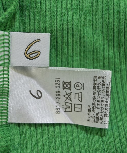 6(ROKU)（ロク）Tシャツ・カットソー 緑 サイズ:-(S位) レディース/2200640393021