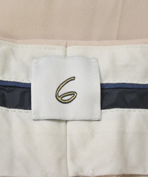 6(ROKU)（ロク）スラックス ピンク サイズ:34(XS位) レディース/2200640396022