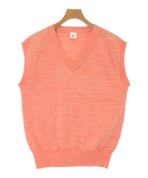 6(ROKU)(ロク)ベスト オレンジ サイズ:F/2200640538101