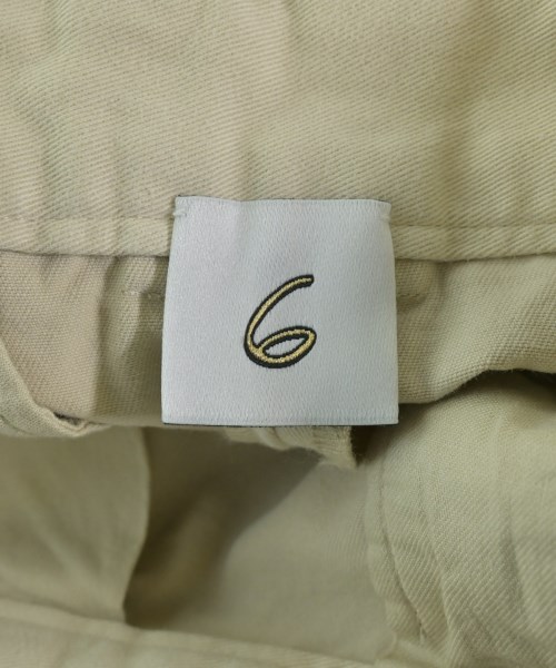 6(ROKU)（ロク）ロング・マキシ丈スカート ベージュ サイズ:38(M位) レディース/2200634842054