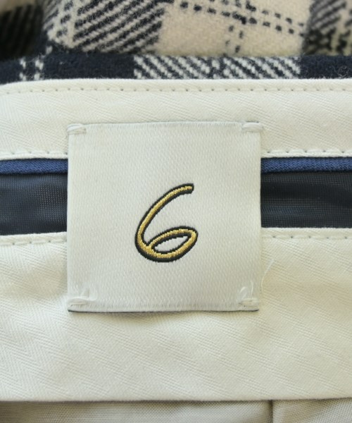 6(ROKU)（ロク）スラックス 黒 サイズ:34(XS位) レディース/2200639040059