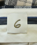 6(ROKU)（ロク）スラックス 黒 サイズ:34(XS位) レディース/2200639040059