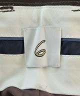 6(ROKU)（ロク）スラックス 茶 サイズ:34(XS位) レディース/2200639040080