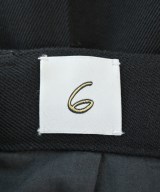 6(ROKU)（ロク）スラックス 黒 サイズ:34(XS位) レディース/2200639040097