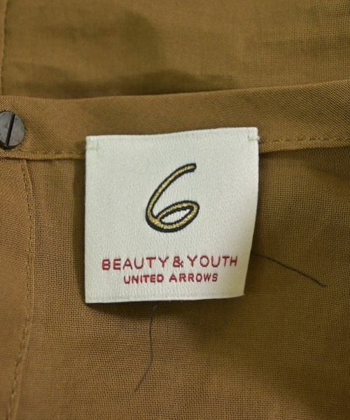 6(ROKU)（ロク）ブラウス 茶 サイズ:F レディース/2200640711023