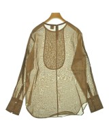 6(ROKU)（ロク）ブラウス 茶 サイズ:F レディース/2200640711023