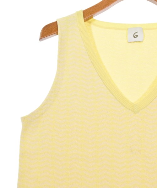 6(ROKU)（ロク）ベスト/ノースリーブ 黄 サイズ:-(M位) レディース/2200626492076