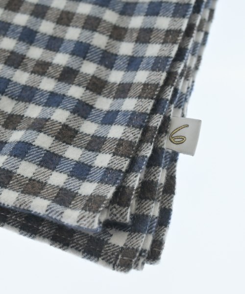 6(ROKU)（ロク）ストール 紺 サイズ:- レディース/2200629953109