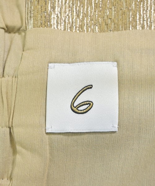 6(ROKU)（ロク）カジュアルシャツ ゴールド サイズ:38(M位) レディース/2200627332081