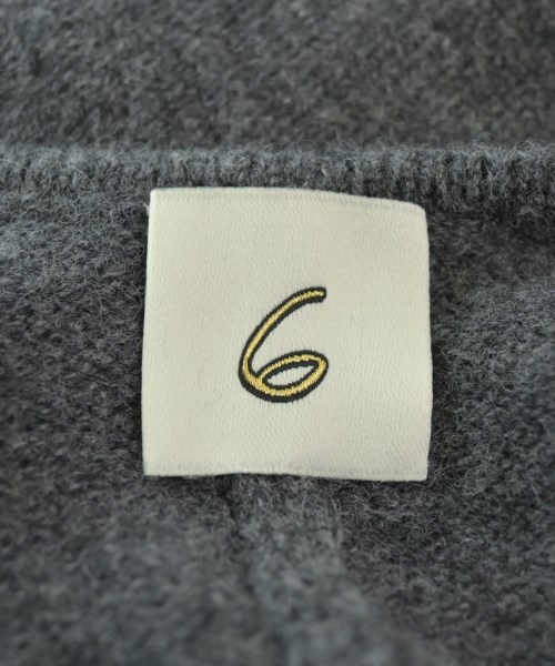 6(ROKU)（ロク）オールインワン/サロペット グレー サイズ:38(M位) レディース/2200641925030