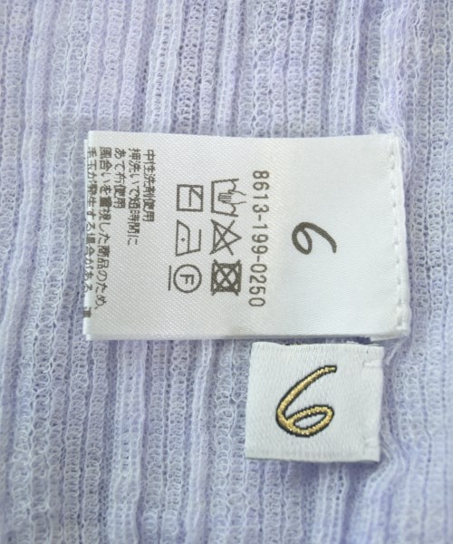 6(ROKU)（ロク）ニット・セーター 紫 サイズ:F レディース/2200641925252