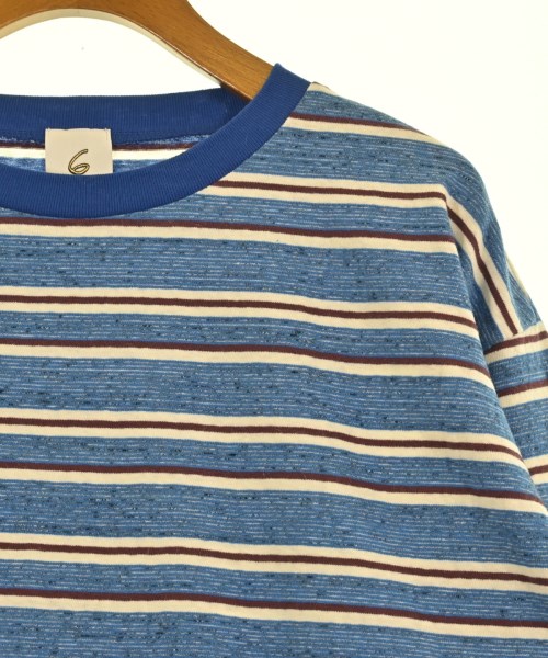 6(ROKU)（ロク）Tシャツ・カットソー 青 サイズ:F レディース/2200610964770