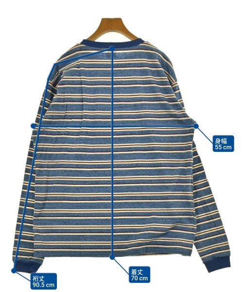 6(ROKU)（ロク）Tシャツ・カットソー 青 サイズ:F レディース/2200610964770