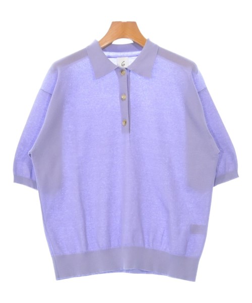 6(ROKU)(ロク)ポロシャツ 紫 サイズ:-(M位)/2200632845033