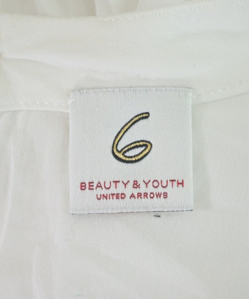 6(ROKU)（ロク）カジュアルシャツ 白 サイズ:36(S位) レディース/2200634192012