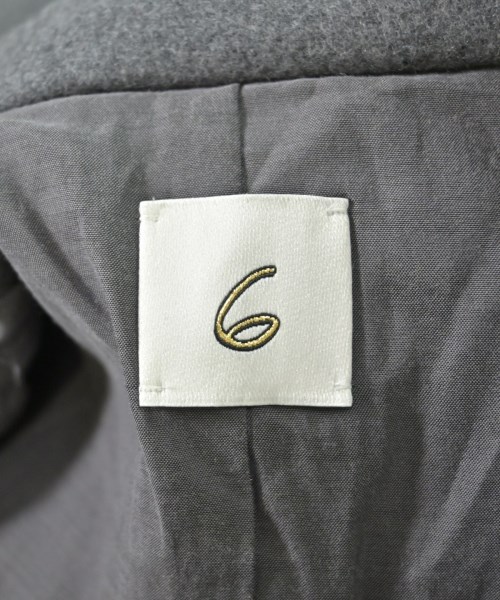 6(ROKU)（ロク）チェスターコート グレー サイズ:38(M位) レディース/2200643552012