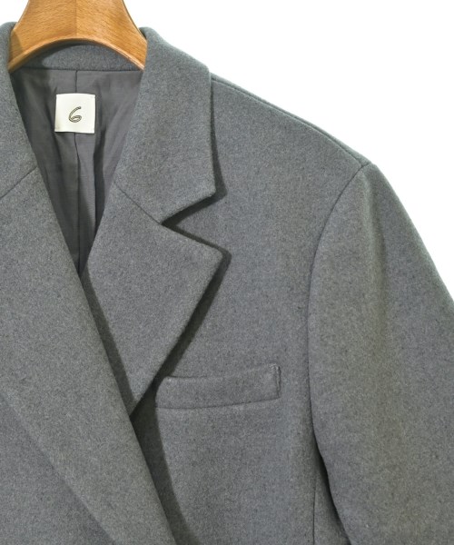 6(ROKU)（ロク）チェスターコート グレー サイズ:38(M位) レディース/2200643552012