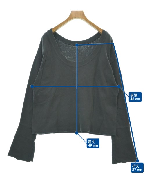 6(ROKU)（ロク）Tシャツ・カットソー グレー サイズ:F レディース/2200616607084