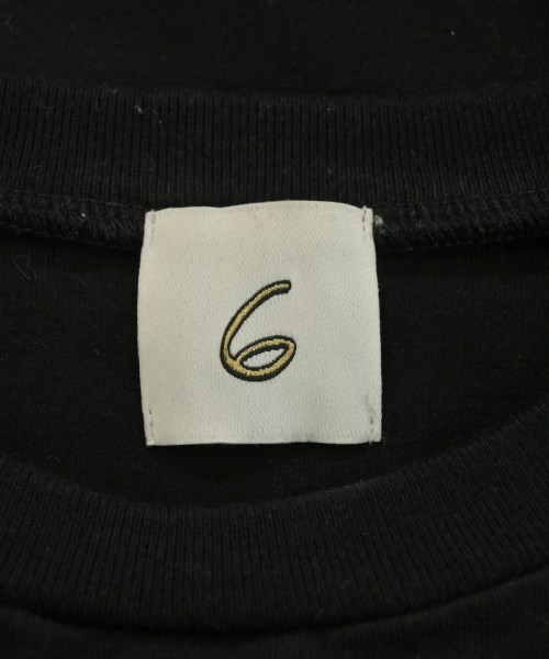 6(ROKU)（ロク）Tシャツ・カットソー 黒 サイズ:F レディース/2200616607091