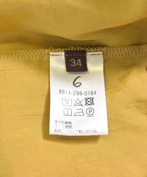 6(ROKU)（ロク）その他 黄 サイズ:34(XS位) レディース/2200614201222