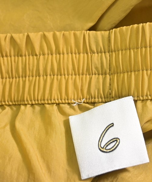 6(ROKU)（ロク）その他 黄 サイズ:34(XS位) レディース/2200614201222