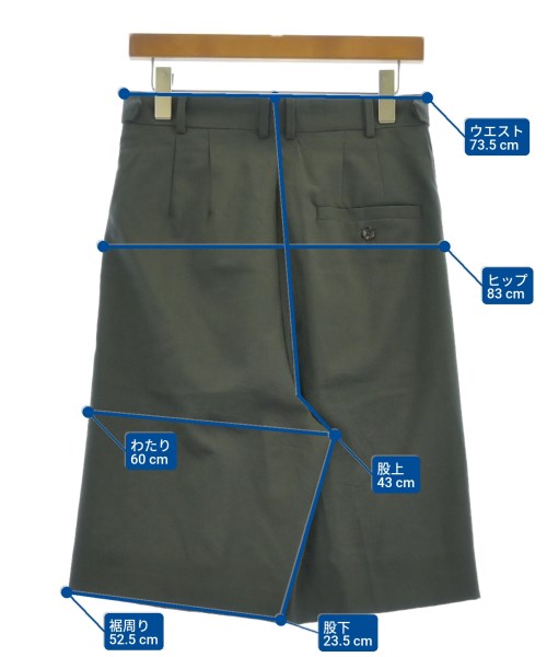 6(ROKU)（ロク）ショートパンツ グレー サイズ:36(S位) レディース/2200622044064