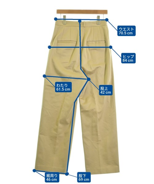 6(ROKU)（ロク）チノパン ベージュ サイズ:36(S位) レディース/2200622578019