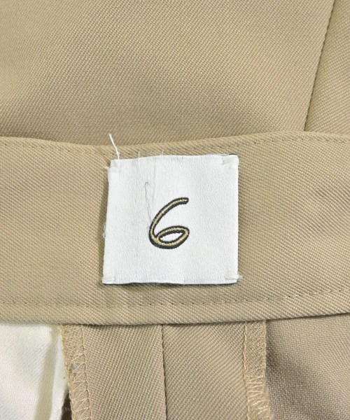 6(ROKU)（ロク）チノパン カーキ サイズ:36(S位) レディース/2200622578026