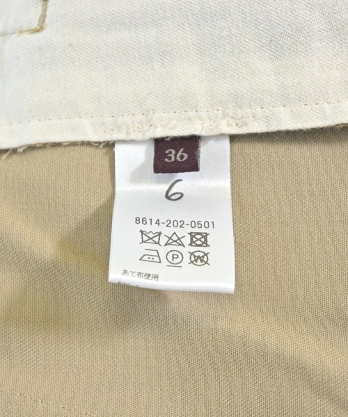 6(ROKU)（ロク）チノパン カーキ サイズ:36(S位) レディース/2200622578026