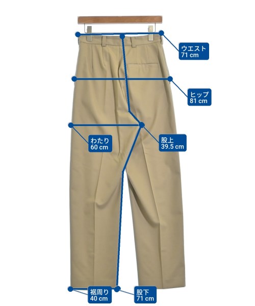 6(ROKU)（ロク）チノパン カーキ サイズ:36(S位) レディース/2200622578026