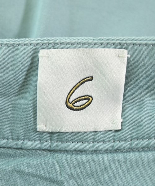 6(ROKU)（ロク）チノパン 緑 サイズ:36(S位) レディース/2200622578040