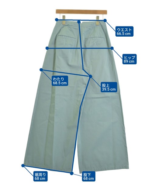 6(ROKU)（ロク）チノパン 緑 サイズ:36(S位) レディース/2200622578040