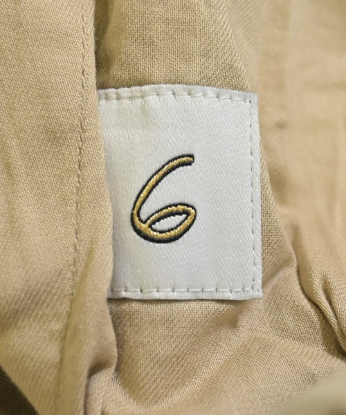 6(ROKU)（ロク）チノパン ベージュ サイズ:32(XXS位) レディース/2200618947058