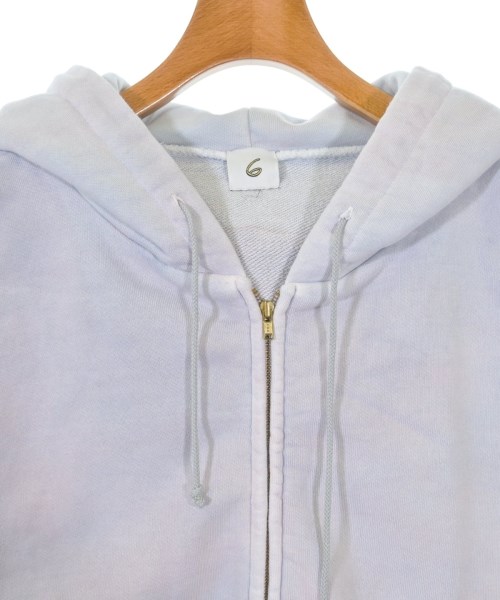 6(ROKU)（ロク）パーカー 青 サイズ:F レディース/2200622397115