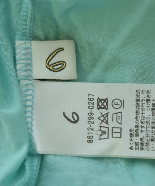 6(ROKU)（ロク）Tシャツ・カットソー 青 サイズ:-(XL位) レディース/2200612120037