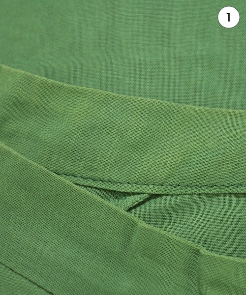 6(ROKU)（ロク）ブラウス 緑 サイズ:F レディース/2200617711179