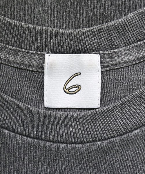 6(ROKU)（ロク）Tシャツ・カットソー グレー サイズ:F レディース/2200624459033