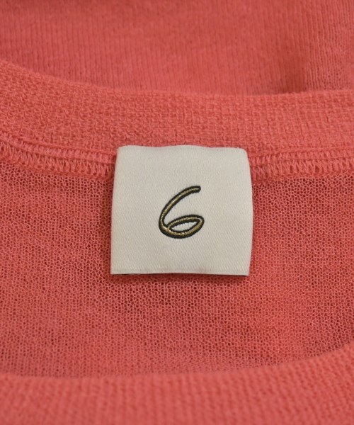 6(ROKU)（ロク）ニット・セーター ピンク サイズ:F レディース/2200625289073