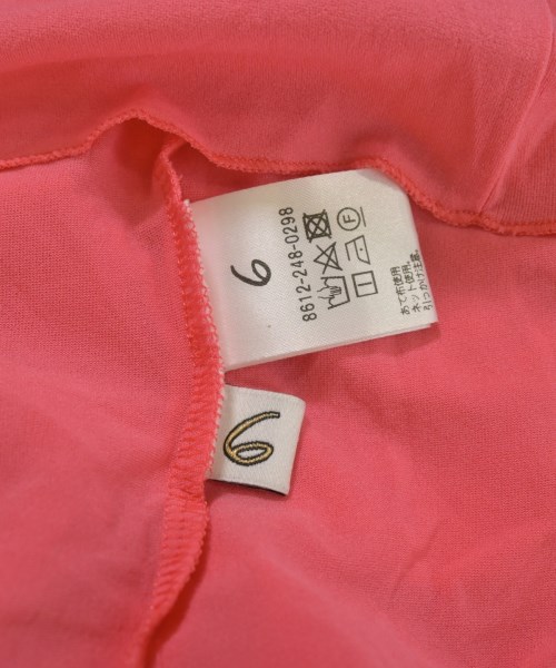 6(ROKU)（ロク）Tシャツ・カットソー ピンク サイズ:-(XS位) レディース/2200625289080