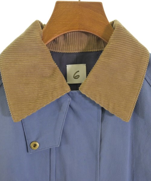 6(ROKU)（ロク）その他 青 サイズ:36(S位) レディース/2200625808014