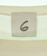 6(ROKU)（ロク）Tシャツ・カットソー 白 サイズ:F レディース/2200625808045