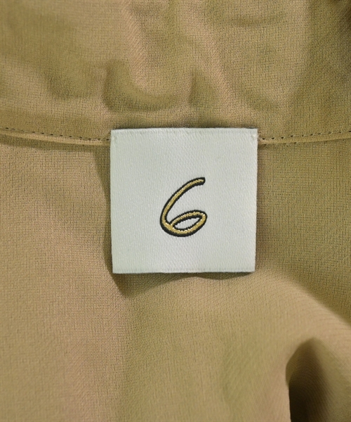 6(ROKU)（ロク）カジュアルシャツ カーキ サイズ:F レディース/2200616646106