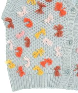 6(ROKU)（ロク）カーディガン 青 サイズ:F レディース/2200628690074