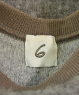 6(ROKU)（ロク）Tシャツ・カットソー 茶 サイズ:-(XL位) レディース/2200612976030